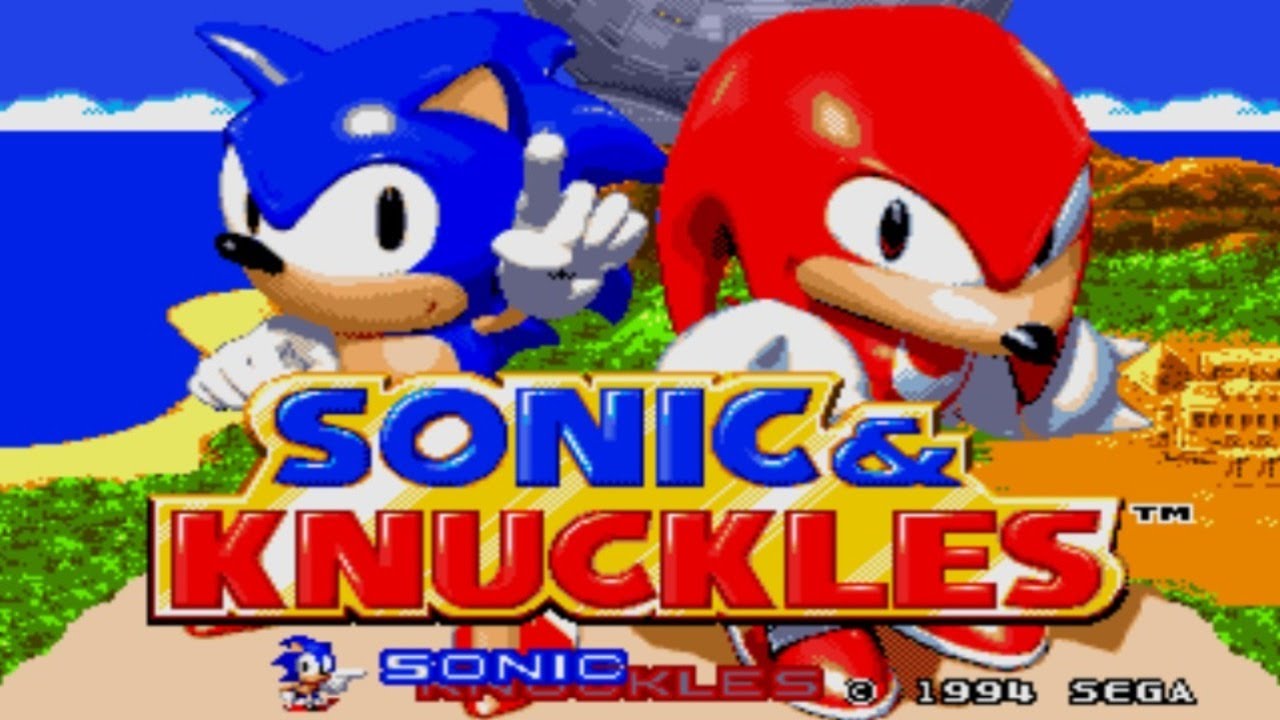 SONIC 3 E KNUCKLES MEGA DRIVE 