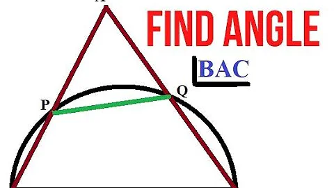 Challenge Question: Can you find the Angle BAC?| Step-by-Step Explanation
