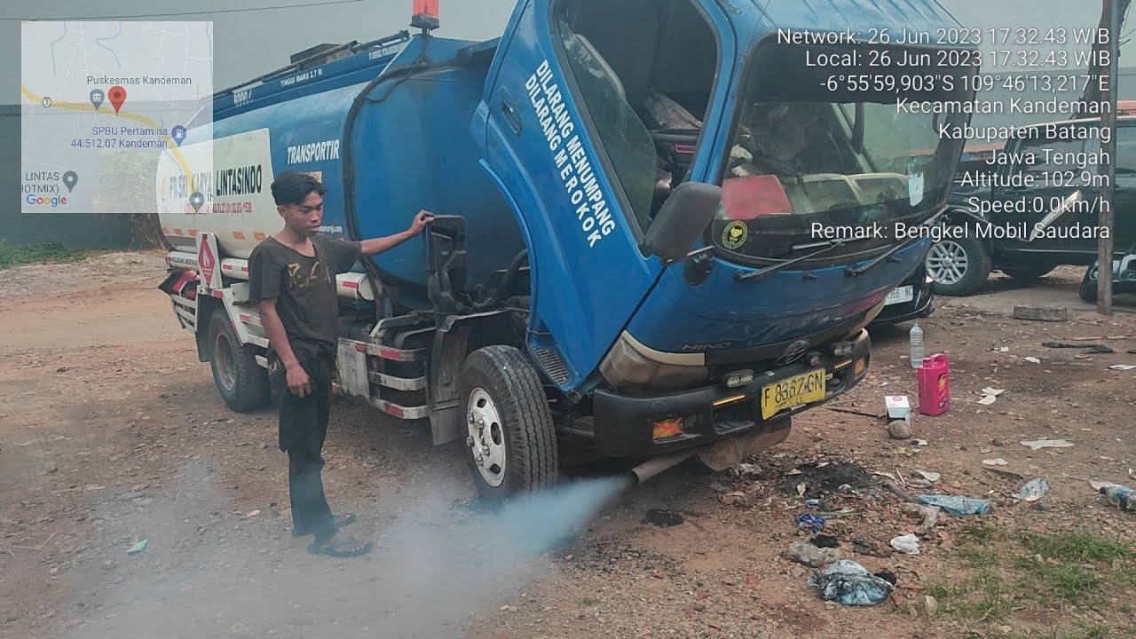 trek toyota Dyna ngebul... asep putih tenaga hilang. kendala injektor mampet