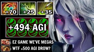 SUPER FAST +494 AGI +700 Attack Speed Apex Drow Ranger vs Megas Crazy Throne Def Comeback WTF Dota 2