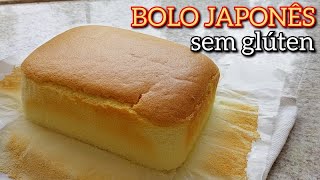 BOLO JAPONÊS SEM GLÚTEN |SEM FERMENTO tipo Castella Cake técnica muito usada na confeitaria Asiática