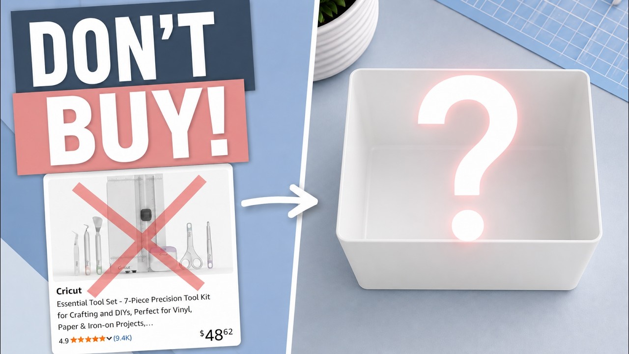 The Only 7 Cricut Tools You ACTUALLY Need (Stop Buying Kits!)
