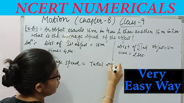 Example 8.1 and 8.2 | CLASS 9 | MOTION | IMPORTANT NUMERICALS