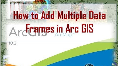 How to Add Multiple Data Frames in Arc GIS | Complex Map Layout | Tutorial 25| 2019  | #TechwithFun
