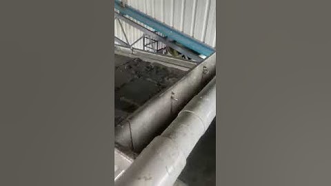 Linear vibrating screen for wastewater treatment (plastic recycling)