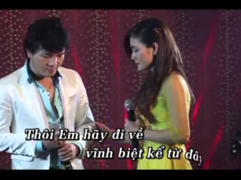 Duong tinh doi nga karaoke song ca voi My Dung