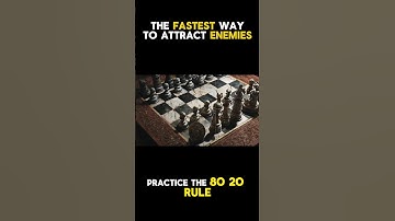 The 80/20 Rule | The Fastest Way To Attract Enemies