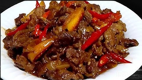 MENU BUKA PUASA DAN SAHUR !!OSENG-OSENG DAGING SAPI BUMBU IRIS