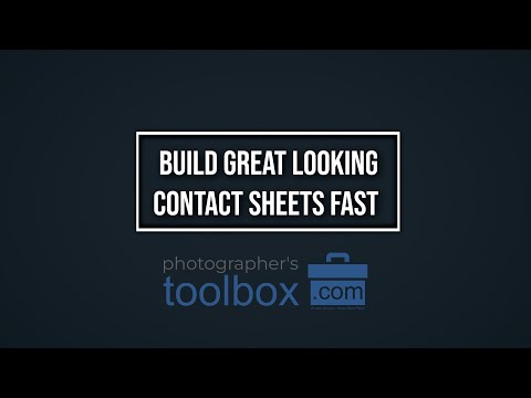 Build Great Looking Contact Sheets Fast