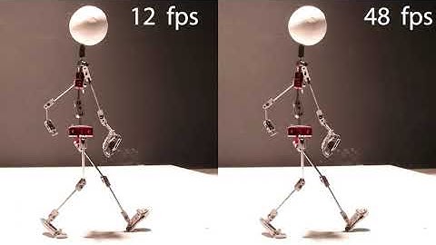 Walking cycle interpolated frames - DAIN