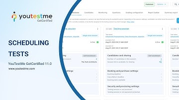 YouTestMe GetCertified 11.0 - Scheduling Tests