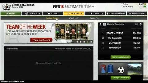 FUT 13 - Steps To Success #2 - Profit From Brasilvers