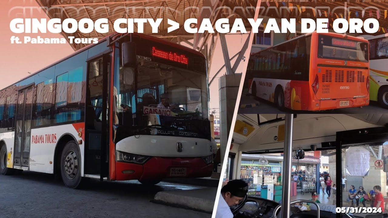 Gingoog - Cagayan De Oro bus ride | ft. Pabama Tours | NathanielLikesBus