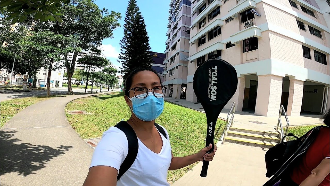 Indoor Badminton @ Juying secondary school | Jho Hernandez