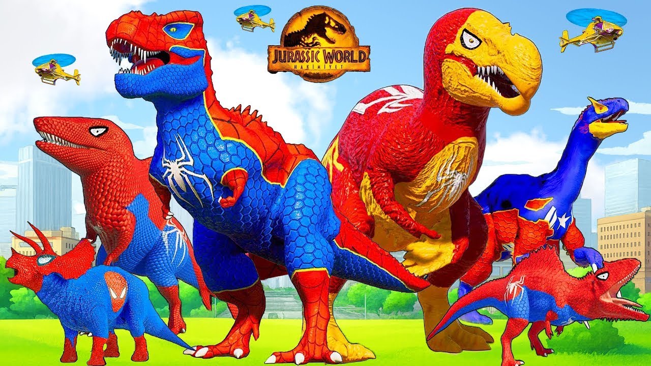 All Dinosaurs Max CAGE Release Animations | Jurassic World Evolution 3