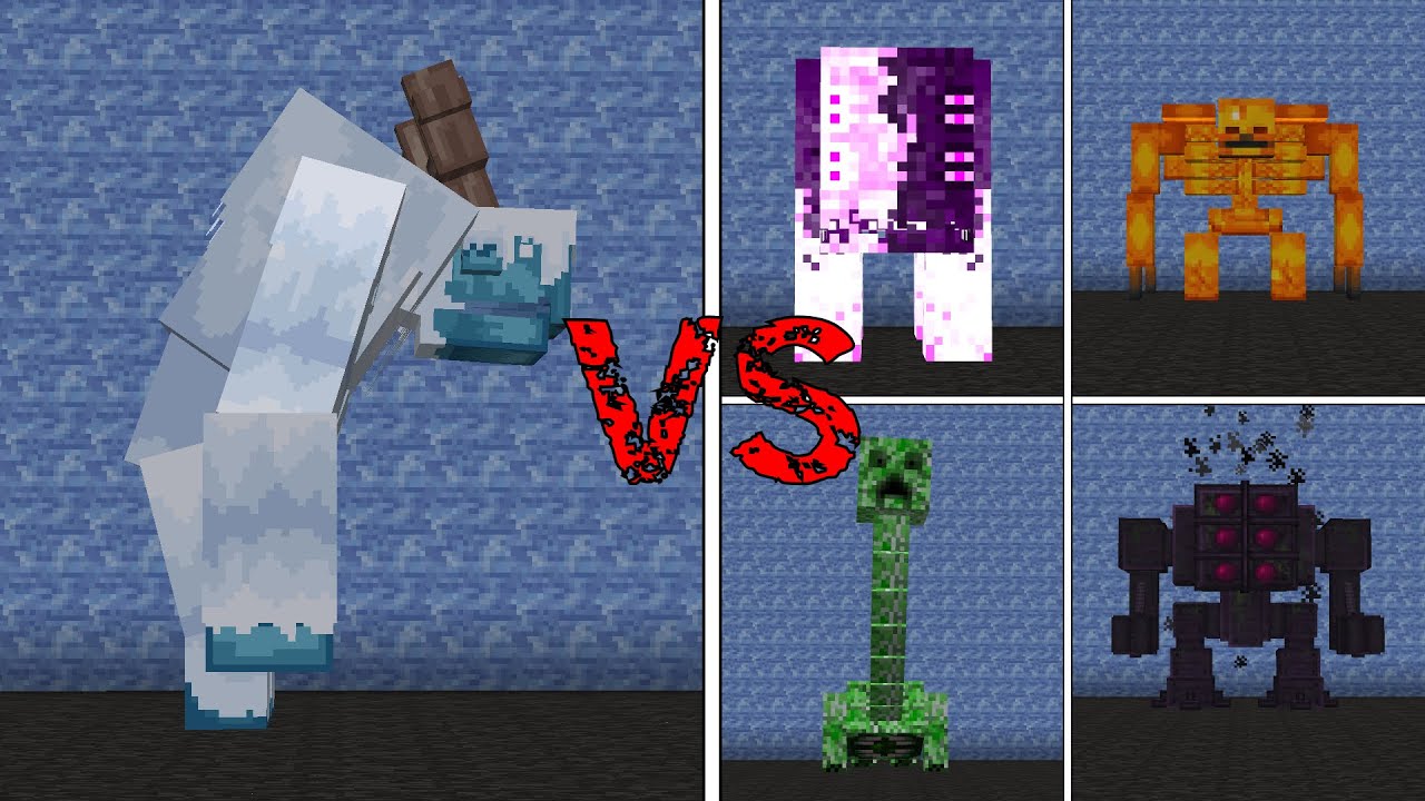 Primordier vs. Strong Crimson Steve Mobs | Minecraft Mob Battle 89