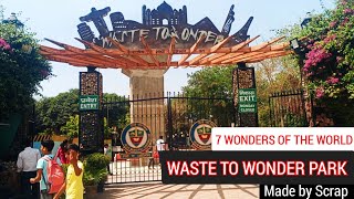 Waste to Wonder Park Delhi | 7 Wonders of the World Replicas | Complete Tour |