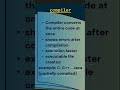 Compiler vs Interpreter in Python| #shorts , #compiler_vs_interpreter , #python_interpreter ,