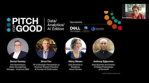 Pitch for Good: Data/Analytics/AI Edition