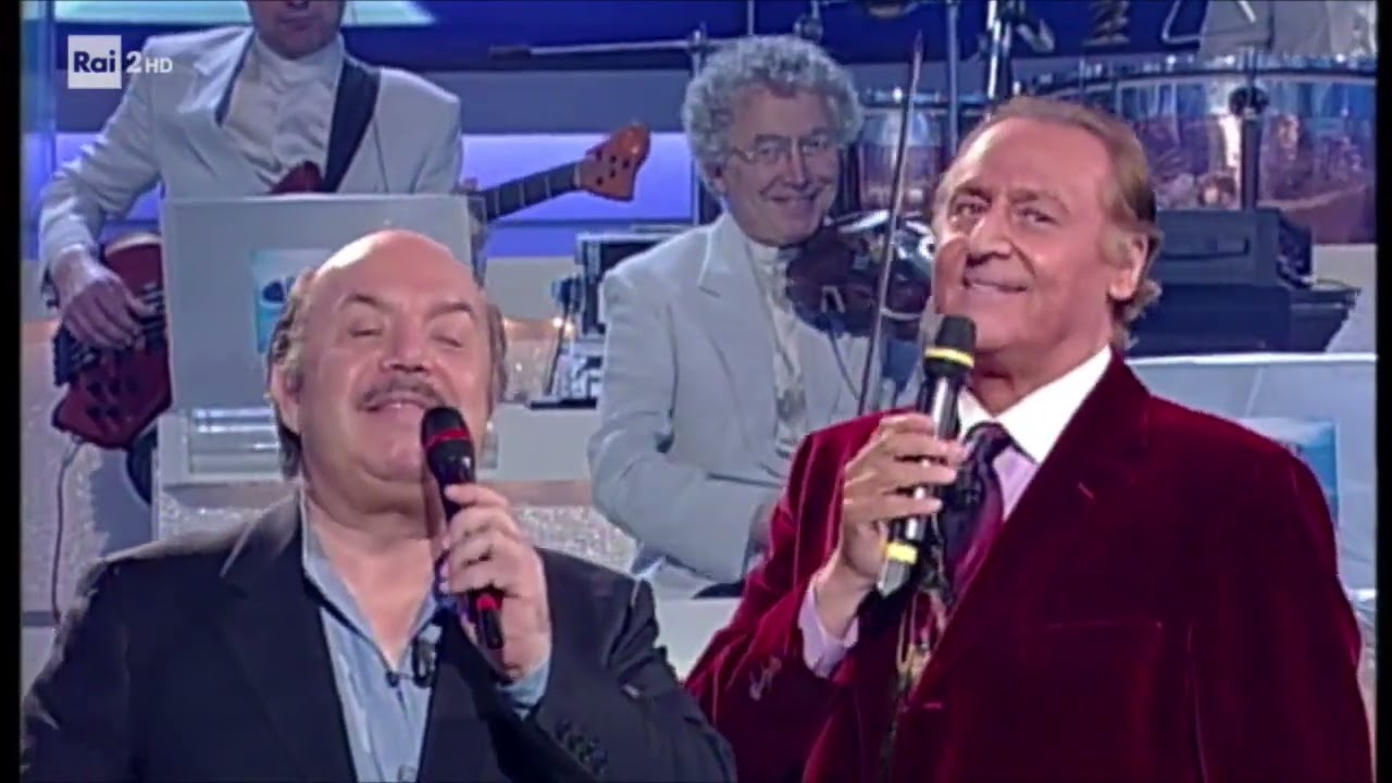 Pippo Baudo presenta Renzo Arbore e Lino Banfi a Passo doppio 25012001