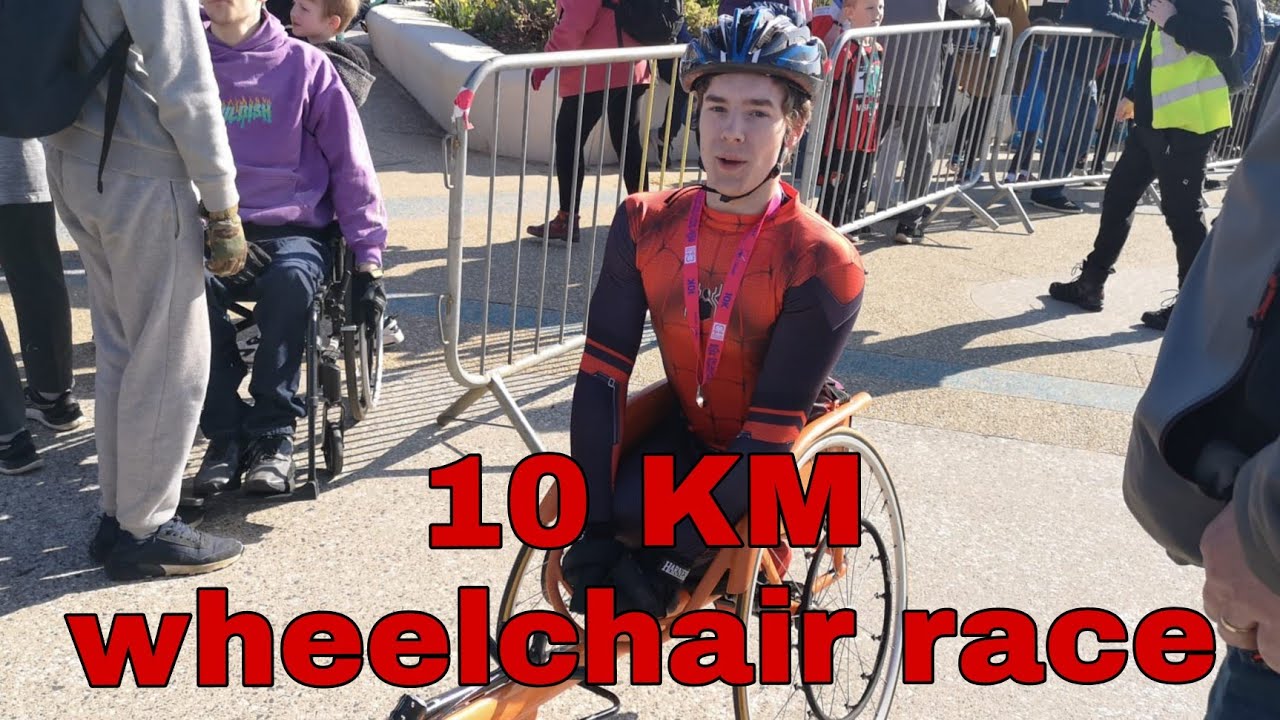 My LONGEST wheelchair race YouTube