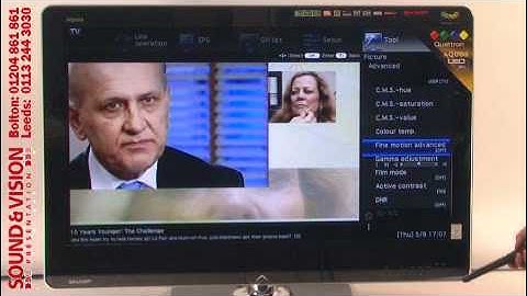 Sharp LC40LE811E(LC40LE811)Video Review-Cheap Quattron LED