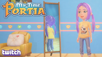 Playing My Time at Portia LIVE on TWITCH Part 01 - Starting a New Game! | My Time at Portia (PC)