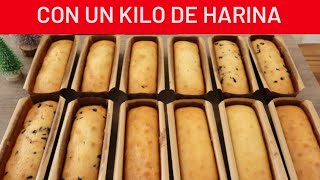 12 BUDINES NAVIDEÑOS CON SOLO 1 KILO DE HARINA!