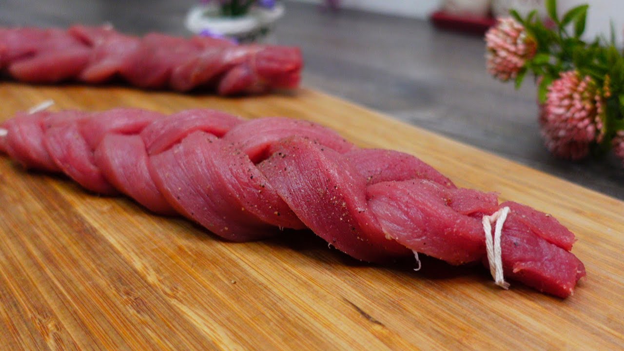 Простой рецепт эффектного блюда из свиной вырезки! Гостям понравилось