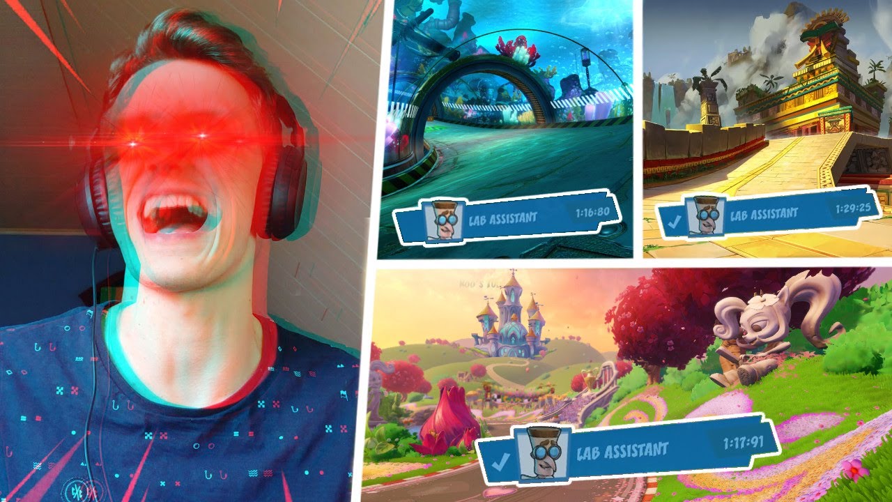 BEATING MY PERSONAL RECORDS - PART 2! | Crash Team Racing Nitro Fueled