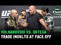 Alexander Volkanovsk and Brian Ortega trade insults at face off | UFC 266 Press Conference