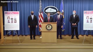 美国司法部起诉六名俄罗斯黑客