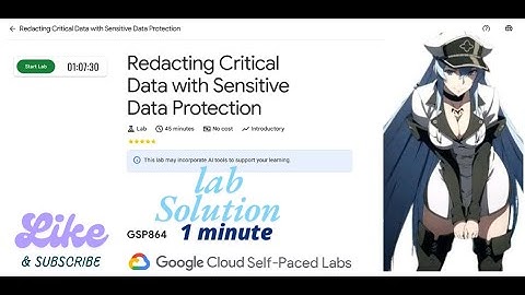 Redacting Critical Data with Sensitive Data Protection || GSP864|| Qwiklabs Arcade 2025.
