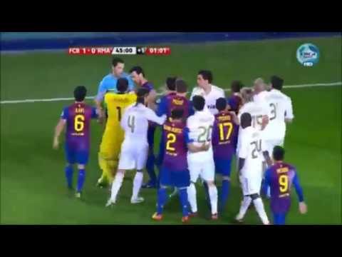 Real Madrid - Barcelona Maçı Büyük Kavga