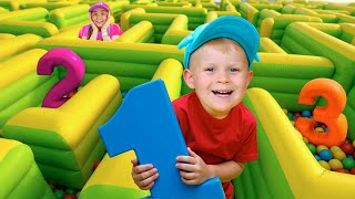 kids learn numbers good habits maze challenge
