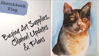 Sketch & Vlog: Art Supply Shopping, Resolutions & Channel News! by Claudia Sketches 1,655 views 6 years ago 22 minutes