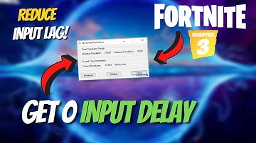 How To Get 0 Input Delay in Fortnite Chapter 3 (Less Input Delay & Fix Lag) 👈