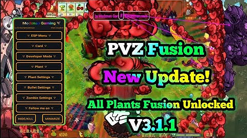 PVZ Fusion Mod Menu 3.1.1 Update!! New Plants Fusion Unlocked 