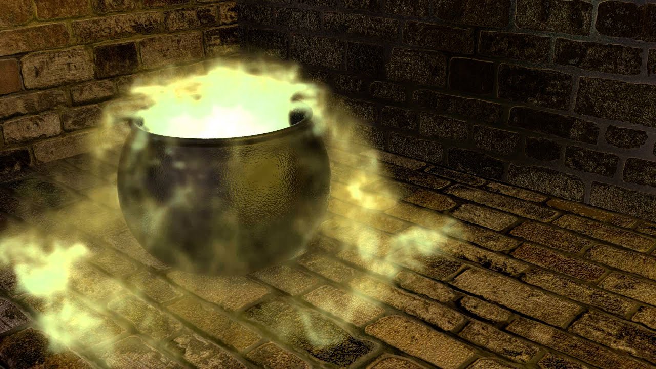 ведьмин котел с зельем. котел ведьмы. кипящий котел. The witch s cauldron. котел с зельем.