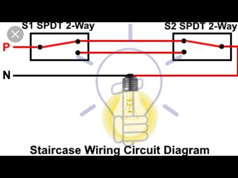 staircase wiring lecture 1 - YouTube
