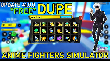 [41.0.0 TRADING/DUPE] FREE Anime Fighters Sim OP ITEM DUPE TRADE GLITCH Script 🔥 Roblox AFS Pastebin