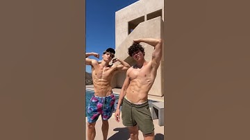 Whose ready for summer?! #throwback 😎🍉🌻 #shorts | Nicky and Pierre #NiPi