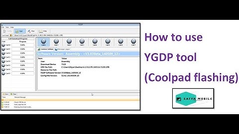 HOW TO USE YGDP TOOL (COOLPAD FLASHING)