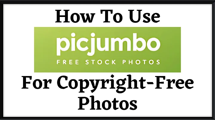 How To Use PicJumbo for Copyright Free Photos