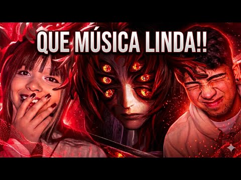 ( MAGNÍFICO 🤩 ) Darkus - O Seu Olhar - | Kokushibou [ Kimetsu No Yaiba ] REACT Isa & Japa 