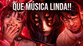 ( MAGNÍFICO 🤩 ) Darkus - O Seu Olhar - | Kokushibou [ Kimetsu No Yaiba ] REACT Isa &amp; Japa 