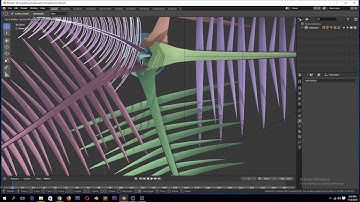 modeling a palm tree game asset in blender 2 8 tutorial