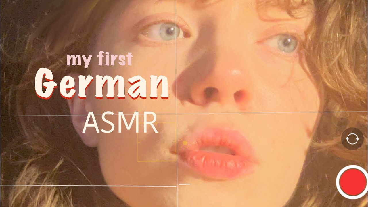ASMR trying to speak German for the first time 🇩🇪