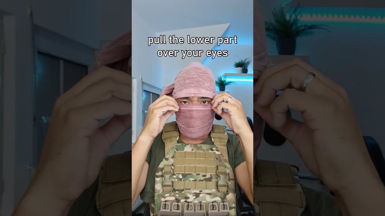 EASY Balaclava NINJA HACK With T Shirt Shorts