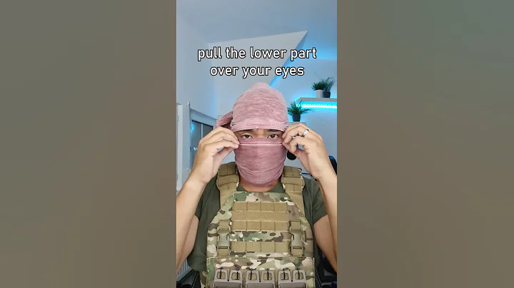 EASY balaclava NINJA HACK with t-shirt #shorts